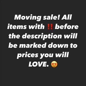 ‼️MOVING SALE‼️
